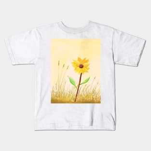 Cheery Sunflower Kids T-Shirt